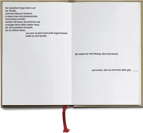 Seite 14 des einen Bandes mit kurzen Textzeilen